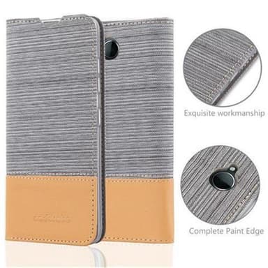 Nokia Lumia 650 lommebokdeksel etui (grå)