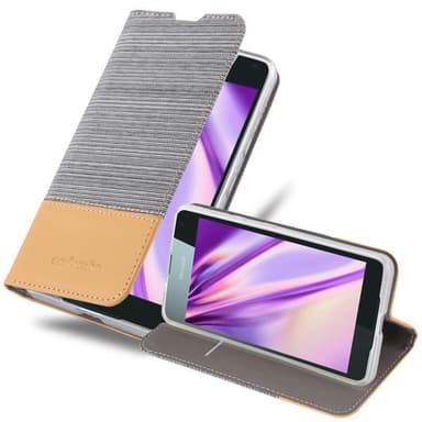 Nokia Lumia 650 lommebokdeksel etui (grå)