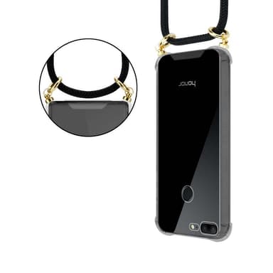 Honor 9 LITE Deksel med Halskjede (svart)