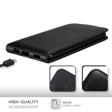 Huawei P10 deksel flip cover (svart)