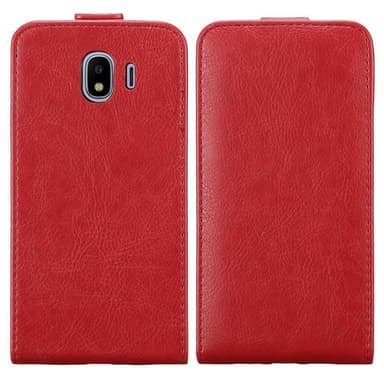 Samsung Galaxy J4 2018 deksel flip cover (rød)