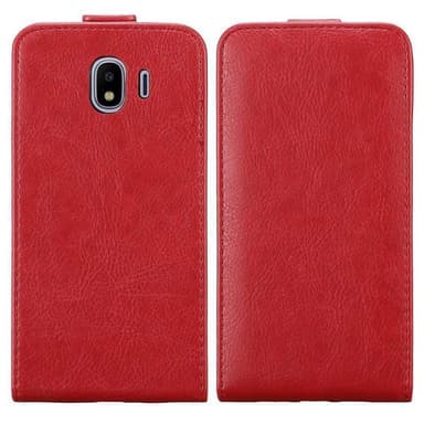 Samsung Galaxy J4 2018 deksel flip cover (rød)