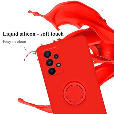 Deksel Samsung Galaxy A23 4G Ring Case (rød)