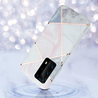 Huawei P40 lommebokdeksel etui (rosa)
