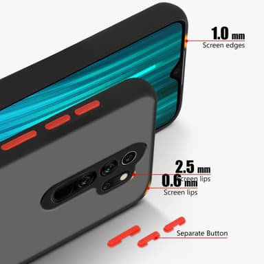 Xiaomi RedMi NOTE 8 PRO Deksel Case Cover (Svart)