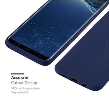Deksel Samsung Galaxy S8 Silikon cover (blå)