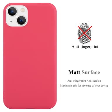 Deksel iPhone 14 Silikon cover (rød)