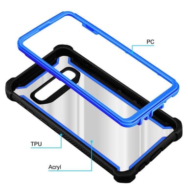 Samsung Galaxy S10 PLUS Deksel Case Cover (svart)