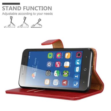 ZTE Blade L7 lommebokdeksel etui (rød)