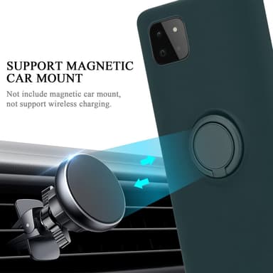 Deksel Samsung Galaxy A22 5G Ring Case (grønn)