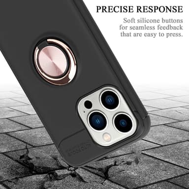 iPhone 14 PRO MAX silikondeksel cover (svart)