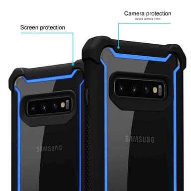 Samsung Galaxy S10 PLUS Deksel Case Cover (svart)