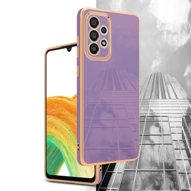 Samsung Galaxy A33 5G silikondeksel case (lilla)