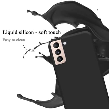 Samsung Galaxy S22 PLUS silikondeksel case (svart)