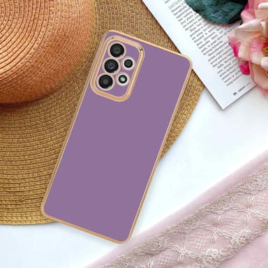Samsung Galaxy A33 5G silikondeksel case (lilla)