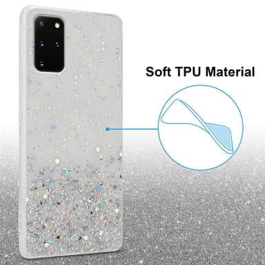 Samsung Galaxy S20 PLUS Silikondeksel Glitter