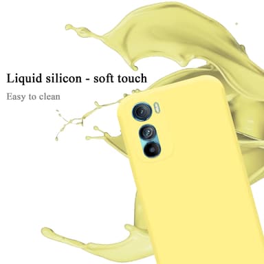Motorola EDGE 30 silikondeksel case (gul)