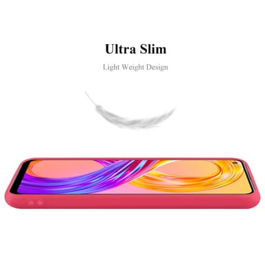 Deksel Realme 8 4G / 8 PRO Silikon cover (rød)