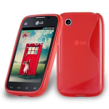 LG L40 silikondeksel case (rød)