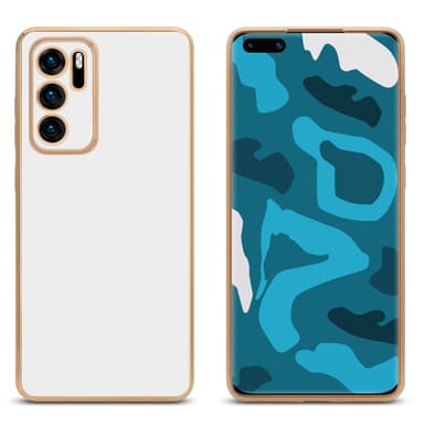 Huawei P40 silikondeksel case (hvit)