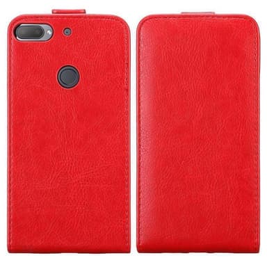 HTC Desire 12 PLUS deksel flip cover (rød)