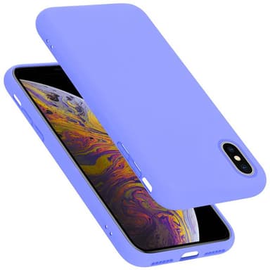 iPhone X / XS silikondeksel case (lilla)