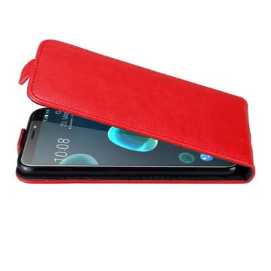 HTC Desire 12 PLUS deksel flip cover (rød)
