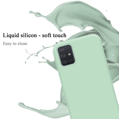 Samsung Galaxy A51 4G / M40s silikondeksel case (grønn)
