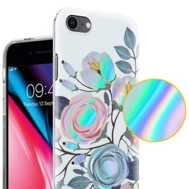iPhone 7 / 7S / 8 / SE 2020 lommebokdeksel Blomster