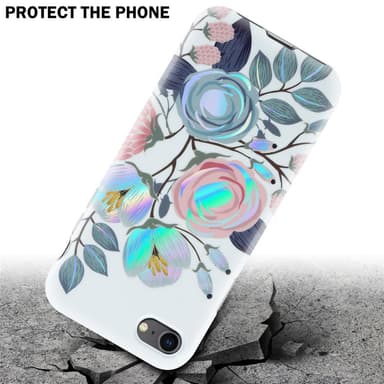 iPhone 7 / 7S / 8 / SE 2020 lommebokdeksel Blomster