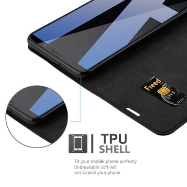 Huawei MATE 10 PRO lommebokdeksel case (svart)