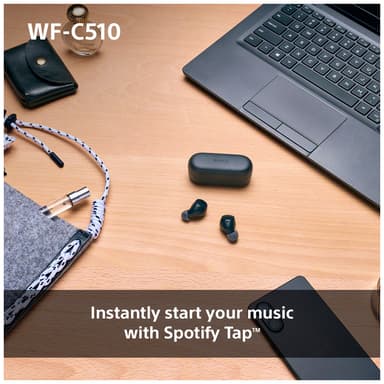Sony WF-C510 helt trådløse in-ear hodetelefoner (sort)