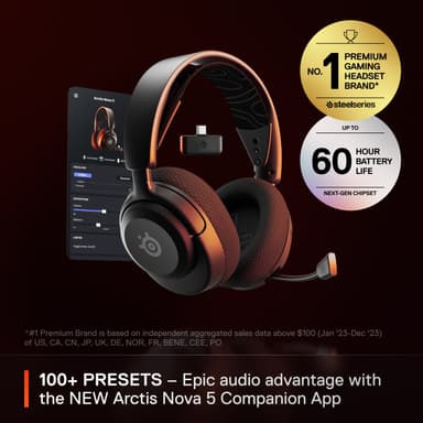 SteelSeries Arctis Nova 5 trådløst gaming headset (PC)