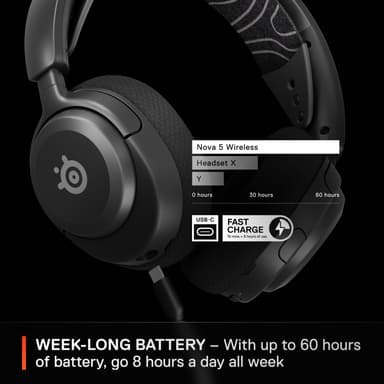 SteelSeries Arctis Nova 5 trådløst gaming headset (PC)