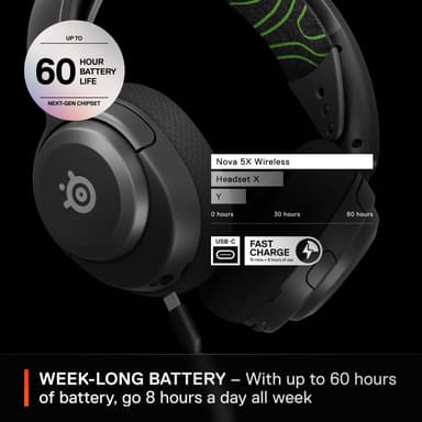 SteelSeries Arctis Nova 5 trådløst gaming headset (Xbox)