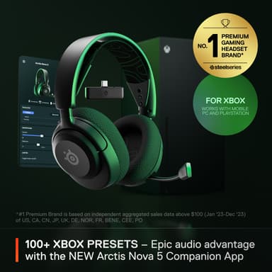 SteelSeries Arctis Nova 5 trådløst gaming headset (Xbox)