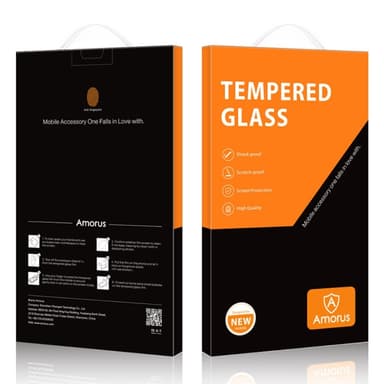 AMORUS til Samsung Galaxy Z Fold6 Skjermbeskytter i Herdet Glass 2-Pakke
