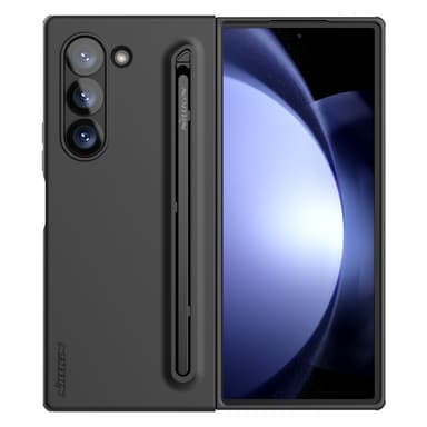 NILLKIN Flex Pure Folddeksel til Samsung Galaxy Z Fold6 5G Silikon+PC-telefonveske med styluspenn - svart