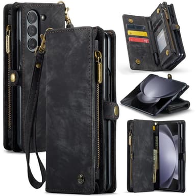 CASEME Retro Lær Lommebok-deksel til Samsung Galaxy Z Fold6