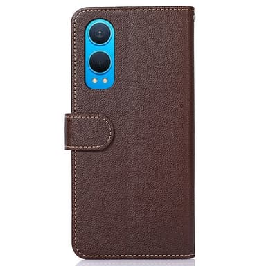 KHAZNEH OnePlus Nord CE4 Lite Lommebok-deksel - Brun/Blå