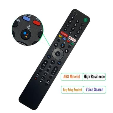 Erstatning av fjernkontroll RMF-TX500U for Sony TV Stemmefunksjon