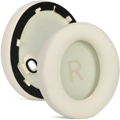 Erstatningsputer for øreputer som er kompatible med Anker Space One øreklokker Beige