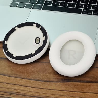 Erstatningsputer for øreputer som er kompatible med Anker Space One øreklokker Beige