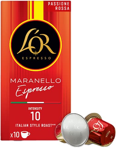 L’OR Maranello Espresso kaffekapsler (10-pakning)