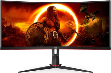 AOC CU34G2XP 34" buet gaming-skjerm