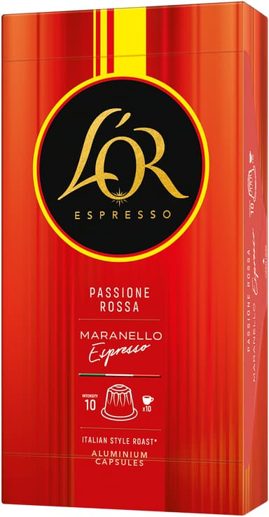 L’OR Maranello Espresso kaffekapsler (10-pakning)