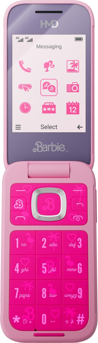 HMD Barbie mobiltelefon (rosa)