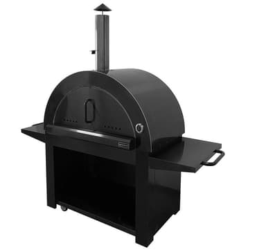 Myoutdoorkitchen - Black Collection -Træfyret pizzaovn – Chicago