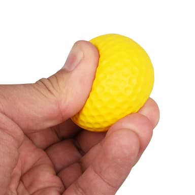 Mjuka elastiska golfbollar 10-pack Hvit