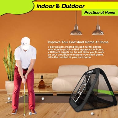 Bærbart golfnett for trening